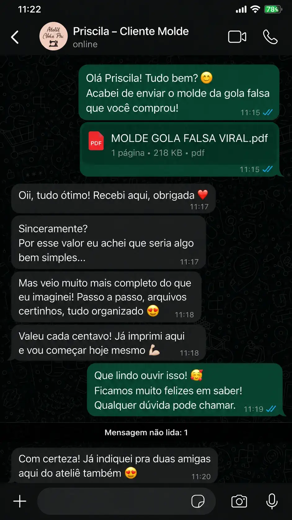 Print de cliente 7