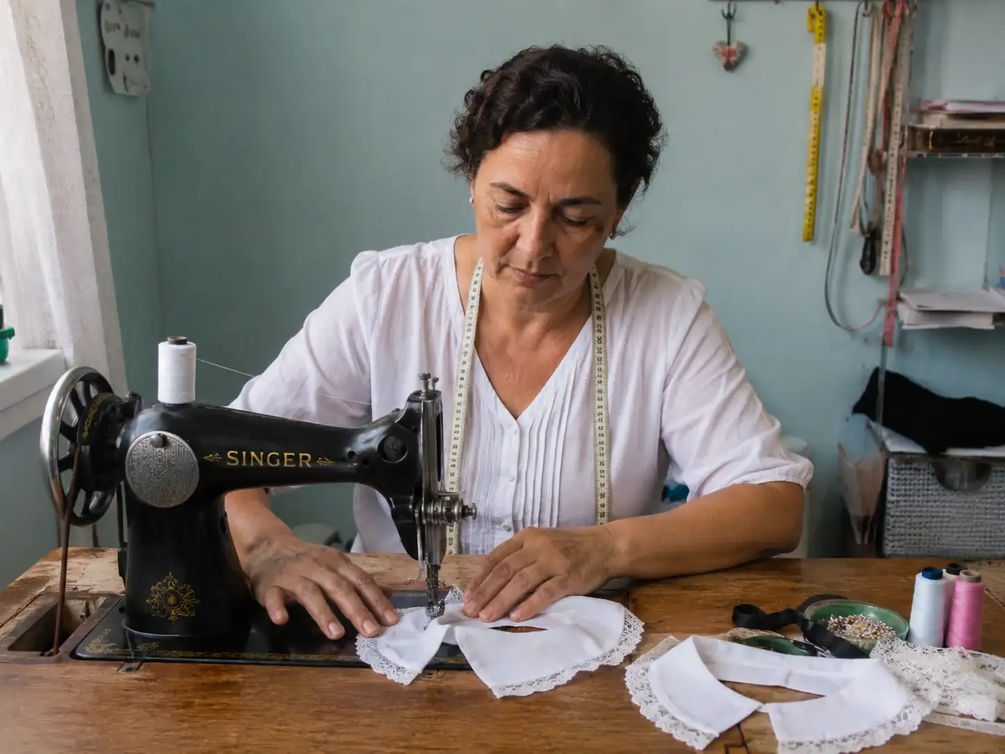 Janaína Silva, costureira e modelista